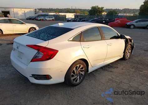 2017 Honda Civic Ex from USA, damaged, VIN 19XFC2F75HE201431